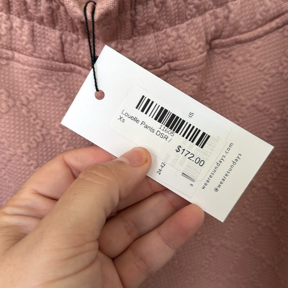 Sundays Brand Dusty Rose Pink Matching Top and Pant Set - Picture 4 of 4